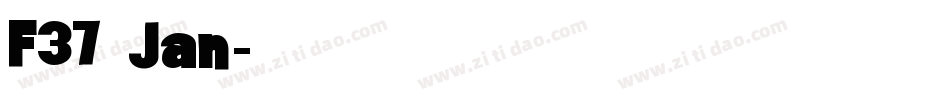 F37 Jan字体转换